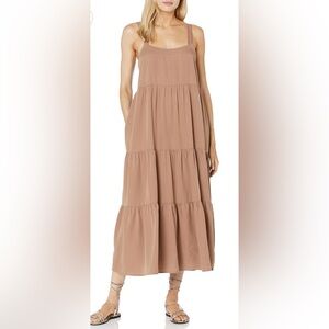The Drop Womens Britt Tiered Maxi Tent Dress, size S